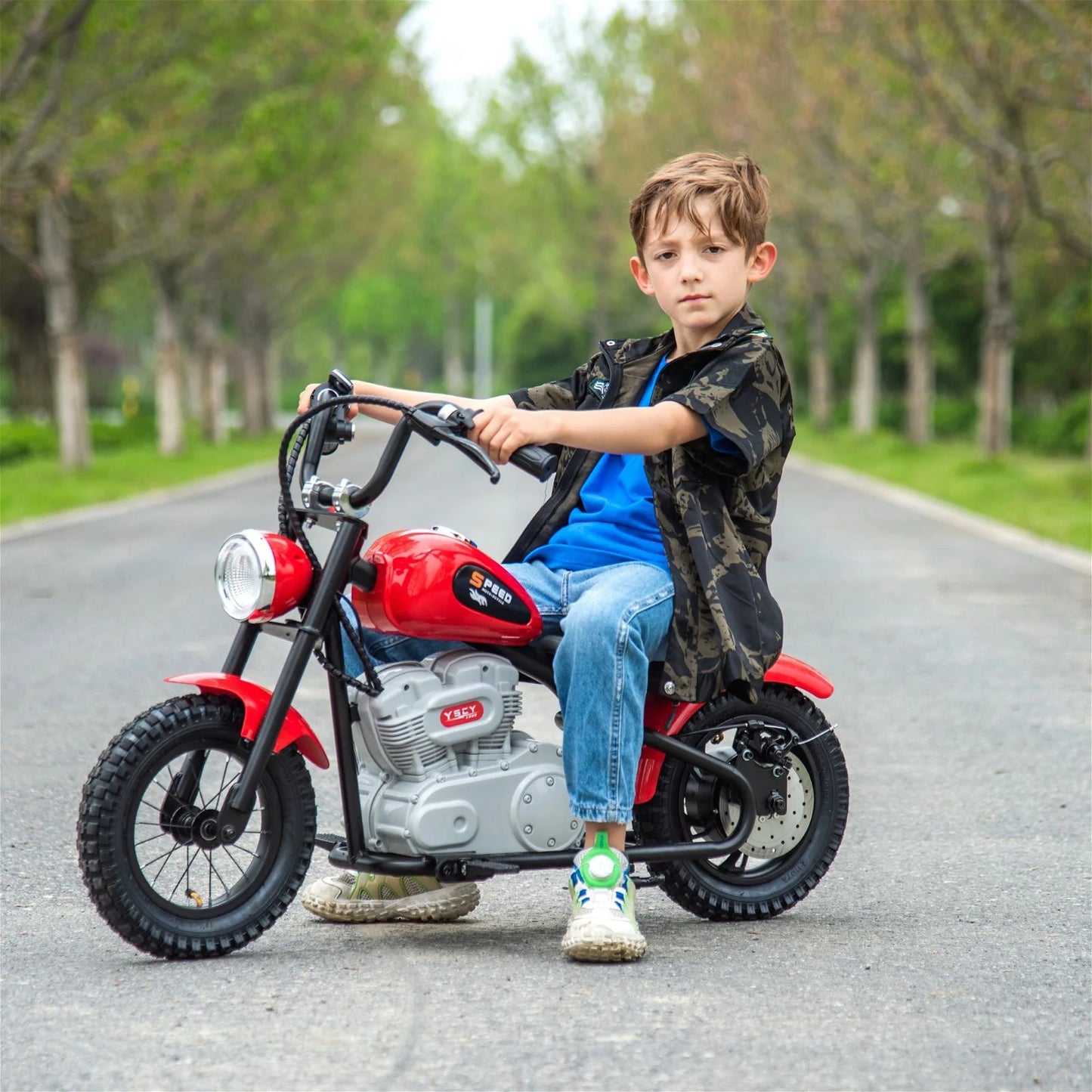 2025 36V  Ride On e-chopper for Teens