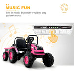 2025 6V Kids Ride-On Electric Tractor with Trailer – Parent Remote Included