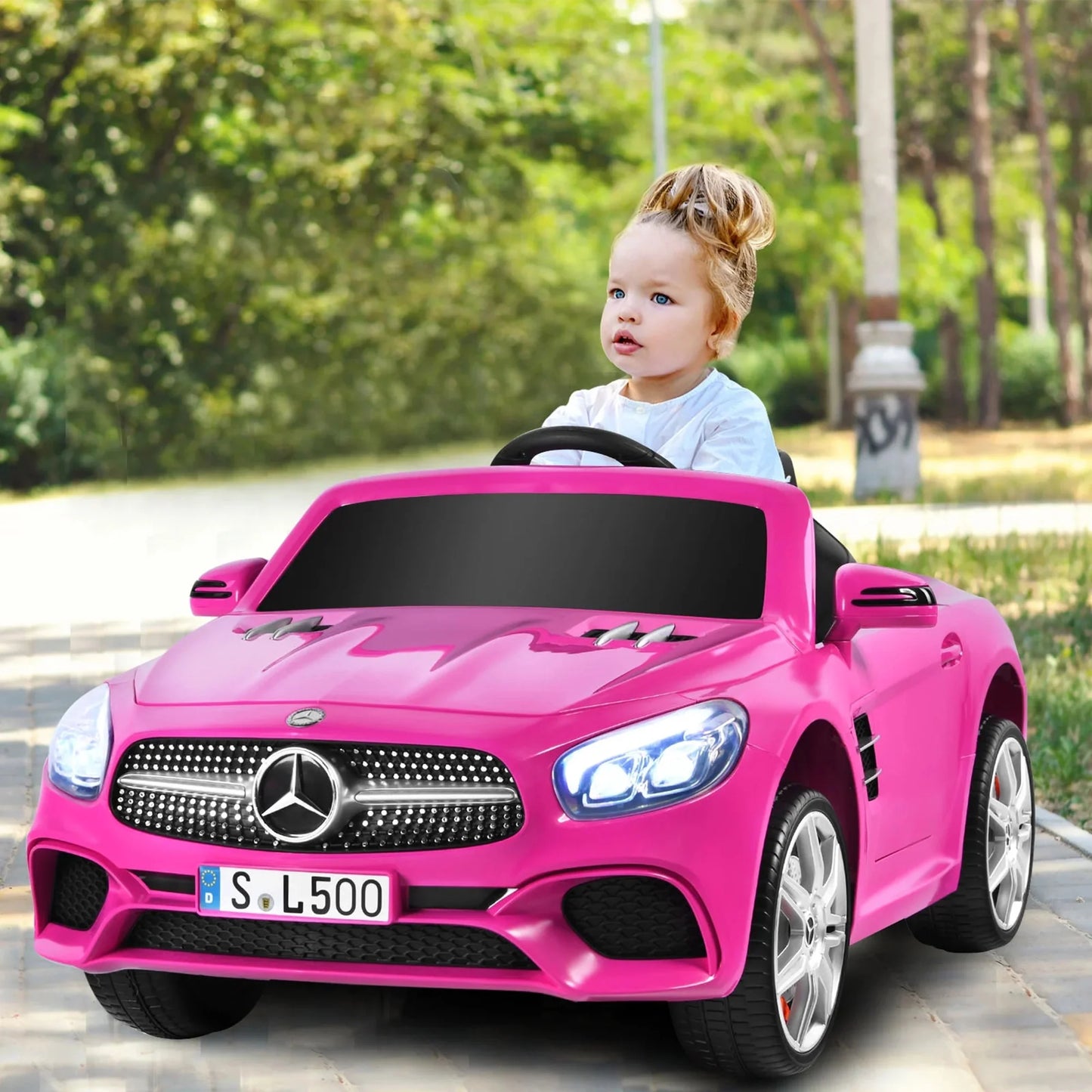 Mercedes-Benz SL500 12V Kids Ride-On Car – Uenjoy