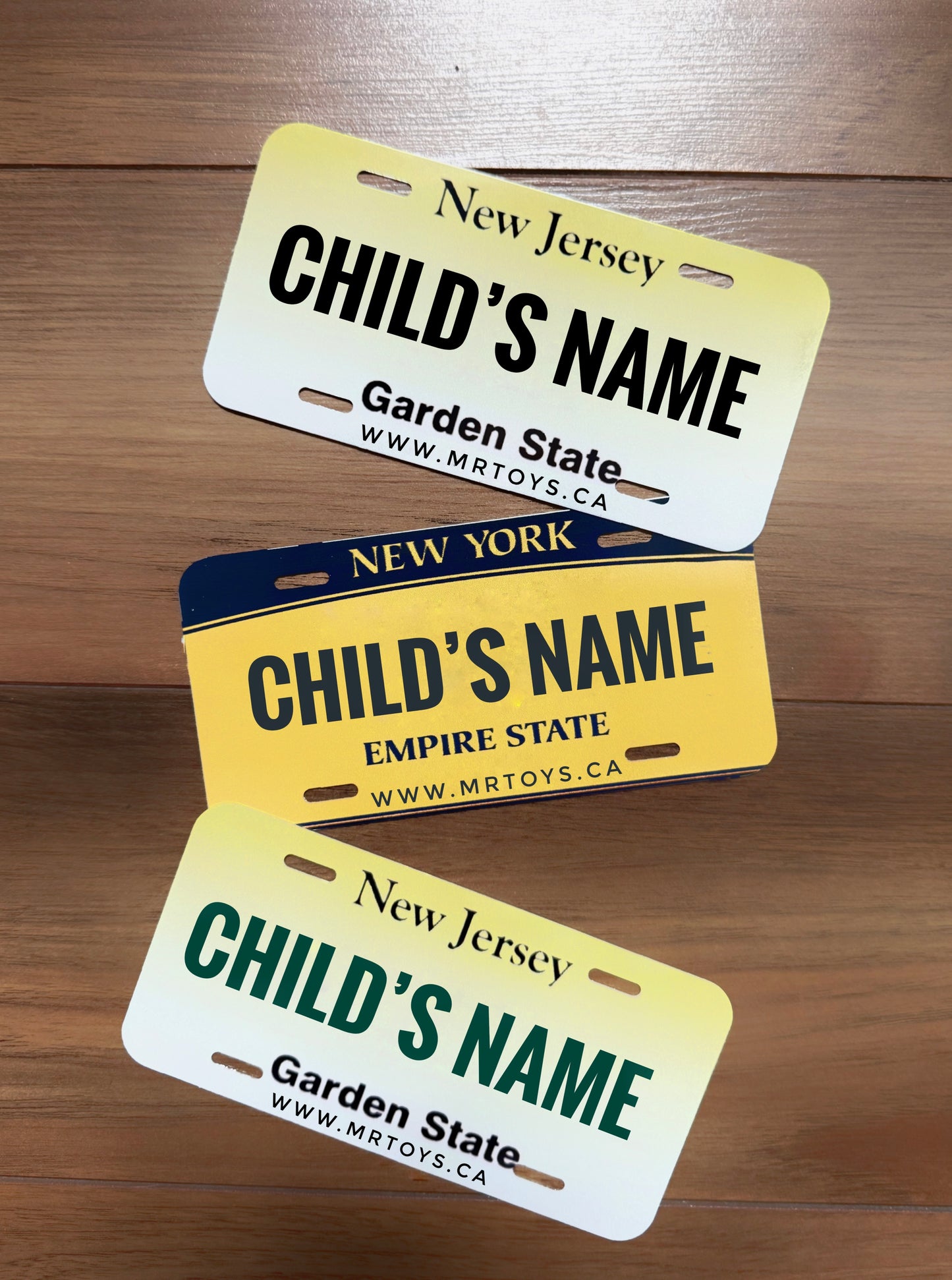 Childs Custom License Plate