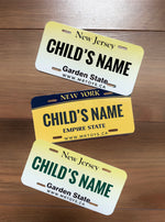 Childs Custom License Plate