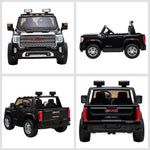 Best 2023 GMC Sierra 24V (2x12V) 2 Seater Kids Ride On Car 4x4 With Remote Contro - mrtoyscanada