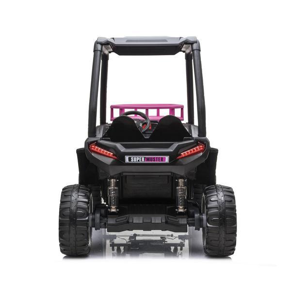 Best OUTDOOR TOYS OFF ROAD UTV 24V 2 SEATERS RIDE ON CAR FOR KIDS PINK - mrtoyscanada