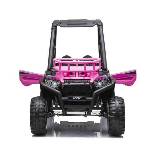 Best OUTDOOR TOYS OFF ROAD UTV 24V 2 SEATERS RIDE ON CAR FOR KIDS PINK - mrtoyscanada