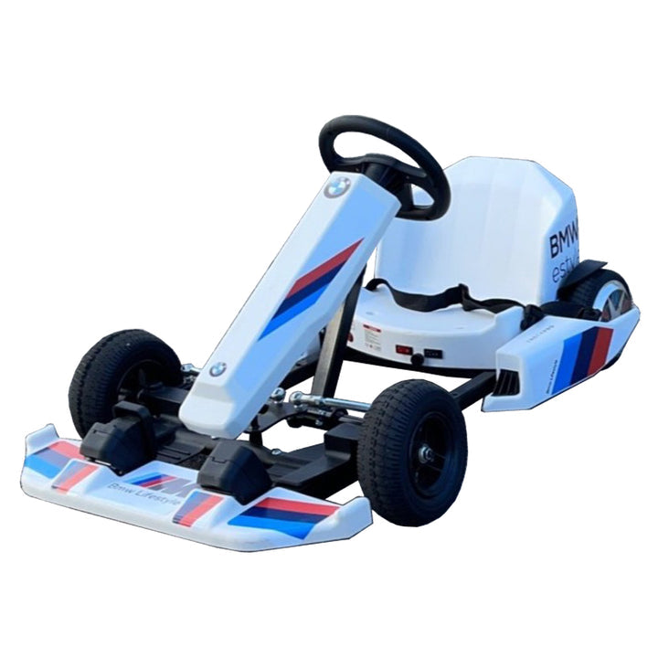 Best 36V Go Kart! Adjustable Seat Goes Up To 22KM/H! White - mrtoyscanada