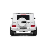 Best 24V Mercedes Benz AMG G63 G Wagon 2 Seater Kids Ride On Car With Remote Control White - mrtoyscanada