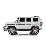 Best 24V Mercedes Benz AMG G63 G Wagon 2 Seater Kids Ride On Car With Remote Control White - mrtoyscanada