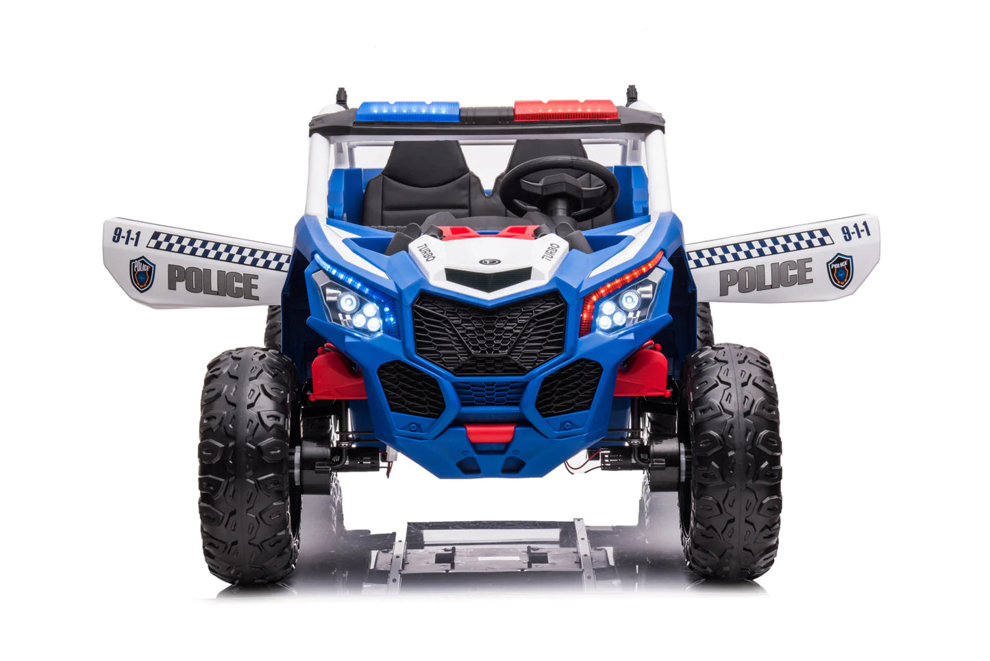Best 2023 24V Police Dune Buggy 2 Seater Ride On Cars 4x4 With Remote Control - mrtoyscanada
