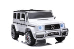 Best 24V Mercedes Benz AMG G63 G Wagon 2 Seater Kids Ride On Car With Remote Control White - mrtoyscanada