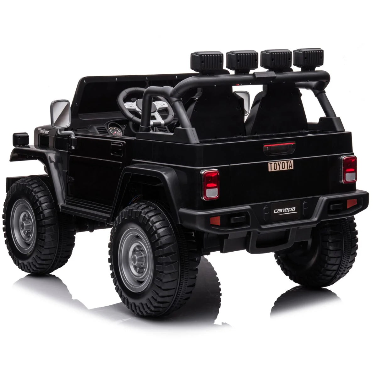 2025 Toyota FJ-40 24V Tow Seater 4x4 Ride on Cars with Remote Control