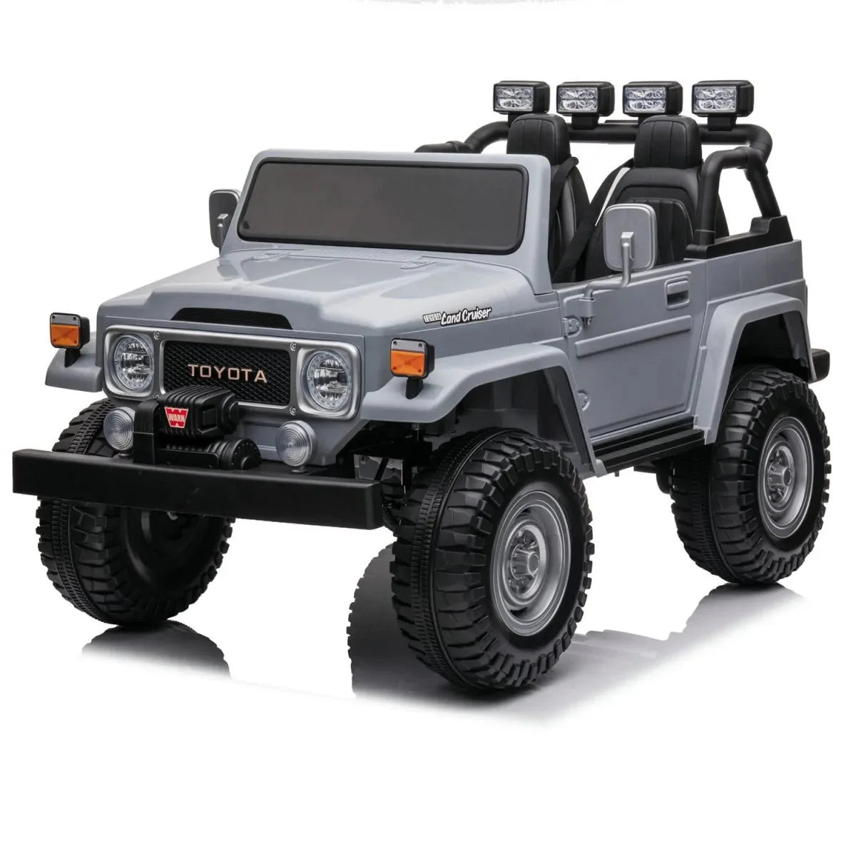 2025 Toyota FJ-40 24V Tow Seater 4x4 Ride on Cars with Remote Control