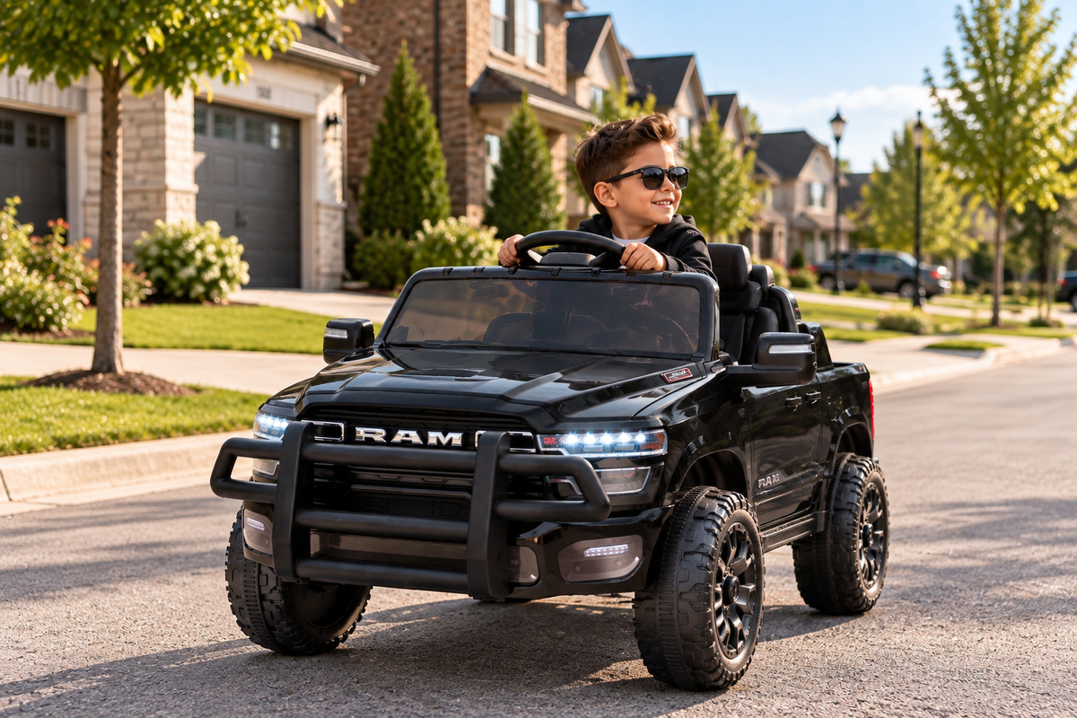 Officially Licensed Dodge RAM 3500 12V Electric Ride-On Pickup for Kids