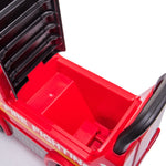 Push Mercedes Antos Fire Truck Foot-to-Floor Ride-On for Kids