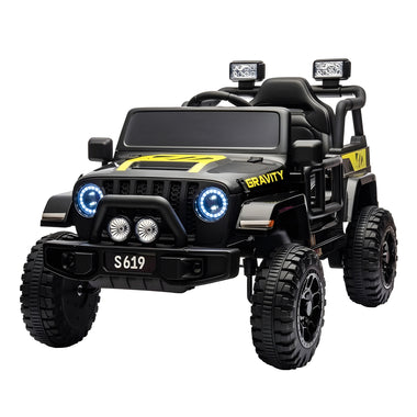 Jeep Wrangler Truck Style 12V Ride On Cars With Remote Control