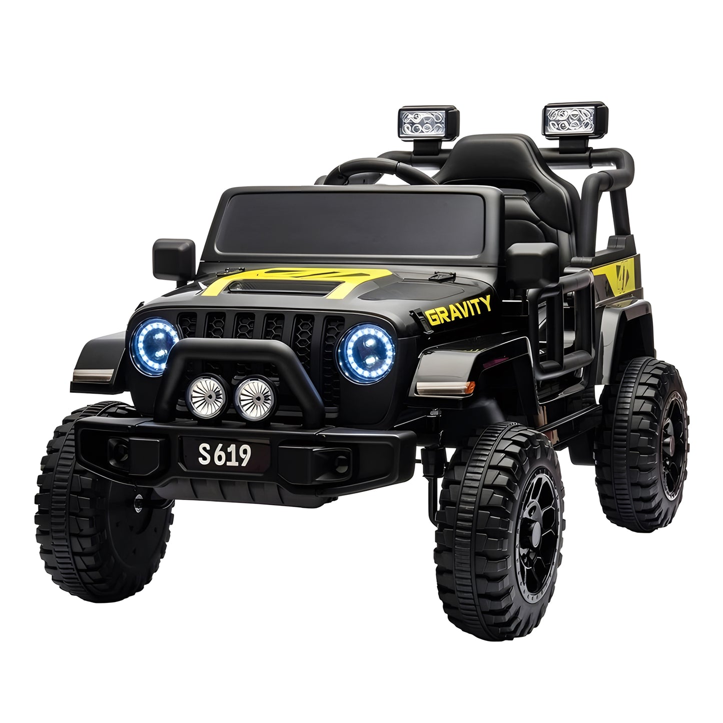 Jeep Wrangler Truck Style 12V Ride On Cars With Remote Control