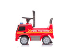 Push Mercedes Antos Fire Truck Foot-to-Floor Ride-On for Kids
