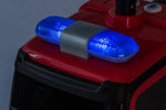 Push Mercedes Antos Fire Truck Foot-to-Floor Ride-On for Kids