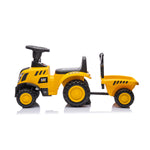 Licensed CAT Holland T7 Tractor Foot-to-Floor Ride-On for Kids