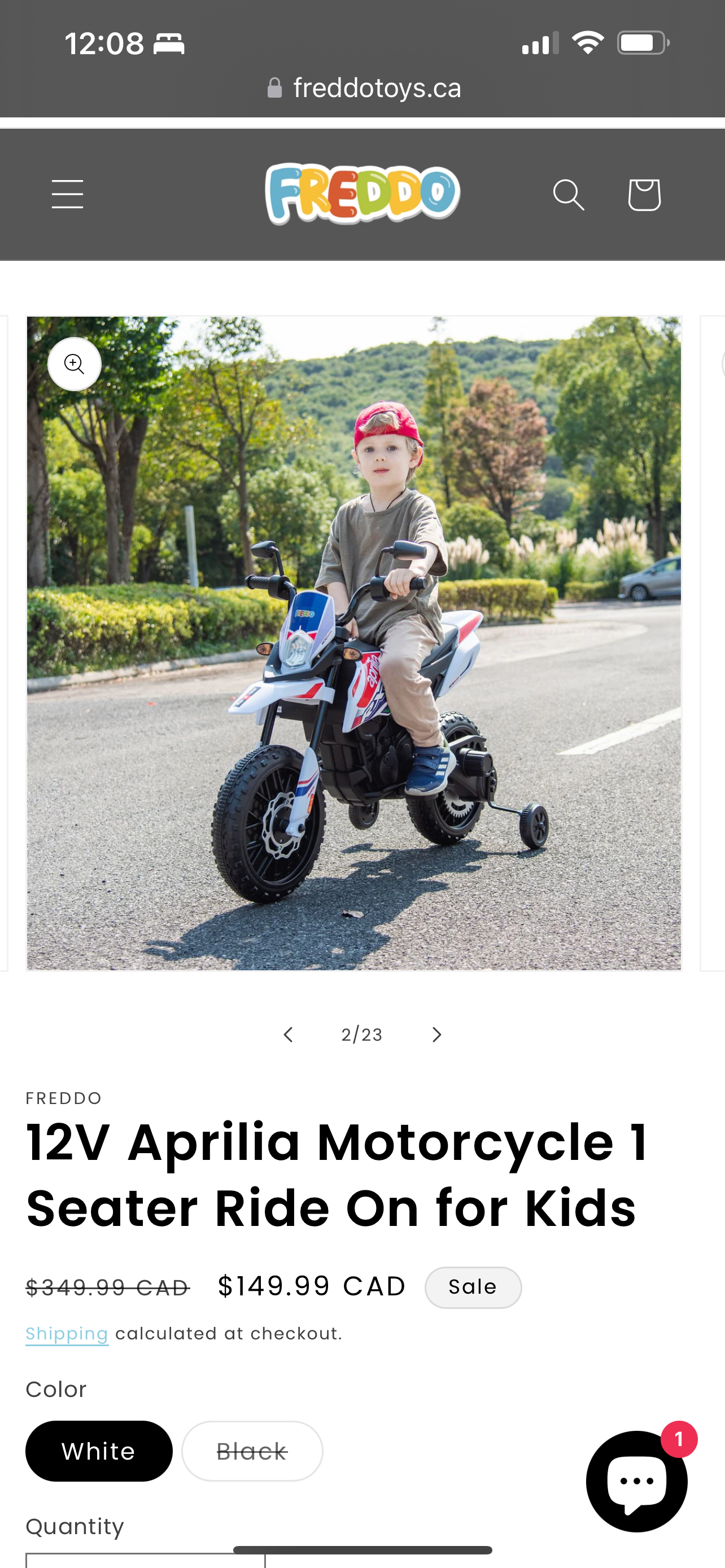 2024 12V Aprilia Ride On Motorcycle  for Kids