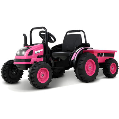 2025 6V Kids Ride-On Electric Tractor with Trailer – Parent Remote Included