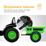 2025 6V Kids Ride-On Electric Tractor with Trailer – Parent Remote Included