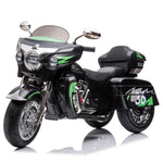 2025 3-Wheel Ride-On Motorcycle for Kids – Sleek Black Style with 12V Power (Pre-Order)
