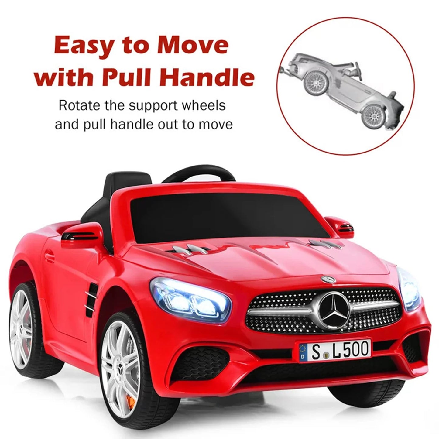 Mercedes-Benz SL500 12V Kids Ride-On Car – Uenjoy