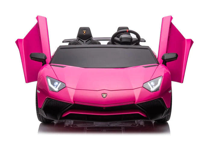 24v Lamborghini Aventador Brushless Motor 2 Seater Kids Ride On Cars With Remote Control