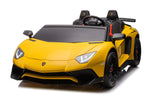 24v Lamborghini Aventador Brushless Motor 2 Seater Kids Ride On Cars With Remote Control