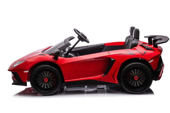 24v Lamborghini Aventador Brushless Motor 2 Seater Kids Ride On Cars With Remote Control