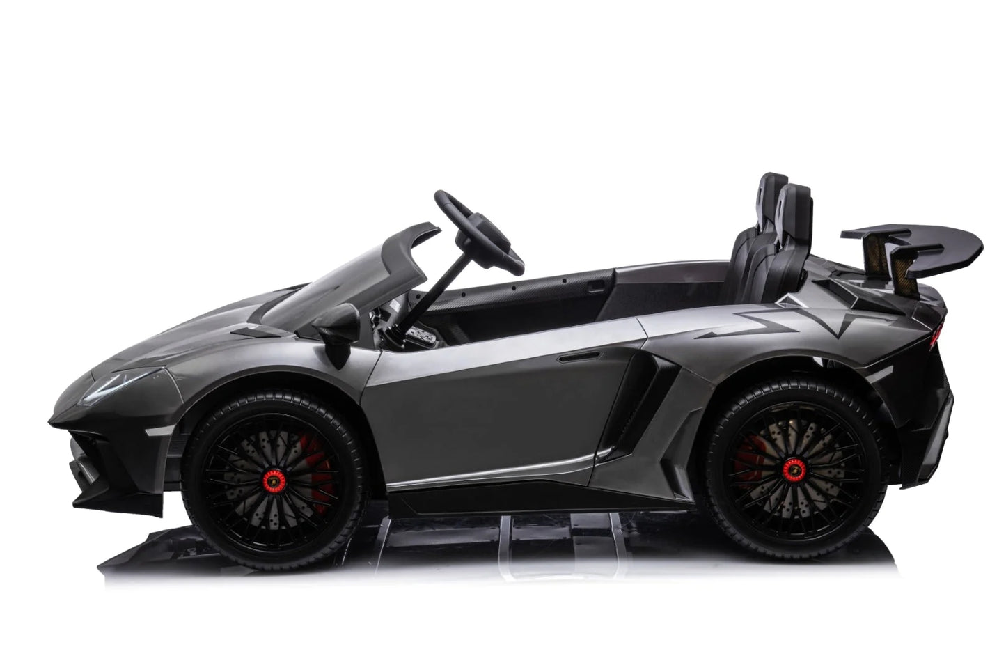 24v Lamborghini Aventador Brushless Motor 2 Seater Kids Ride On Cars With Remote Control