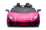 24v Lamborghini Aventador Brushless Motor 2 Seater Kids Ride On Cars With Remote Control