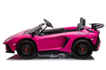 24v Lamborghini Aventador Brushless Motor 2 Seater Kids Ride On Cars With Remote Control