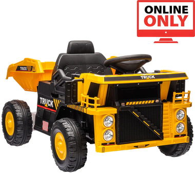 12V Kids Ride-On Dump Truck – Construction Fun for Ages 1–4