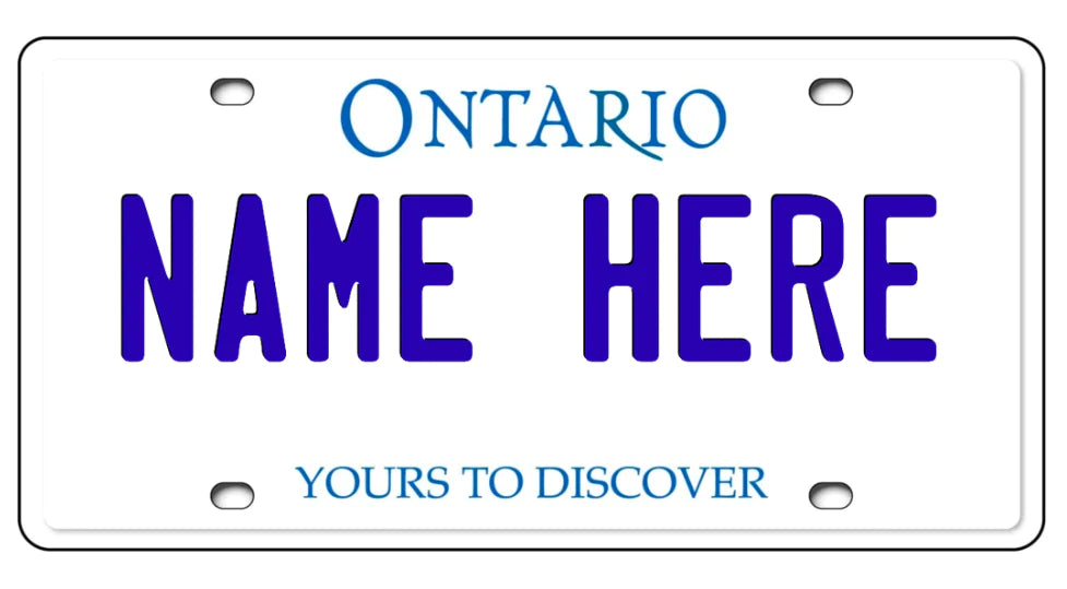 Personalized Custom License Plate