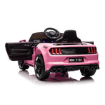 2023 Mustang Kids Ride On Cars With Remote Control Upgraded Leather Seats  And Rubber Tires.