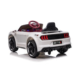 2023 Mustang Kids Ride On Cars With Remote Control Upgraded Leather Seats  And Rubber Tires.