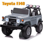 2025 Toyota FJ-40 24V Tow Seater 4x4 Ride on Cars with Remote Control