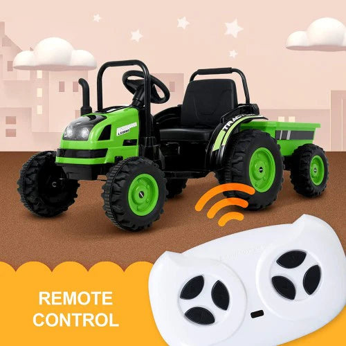 Best New Tractor Powered Ride-On with Detachable Wagon, 6v Battery - mrtoyscanada