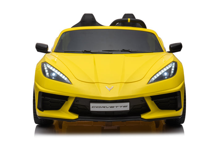 Best 2023 Licensed 12V Chevrolet Corvette C8 1 Seater Ride-On Car RC - mrtoyscanada