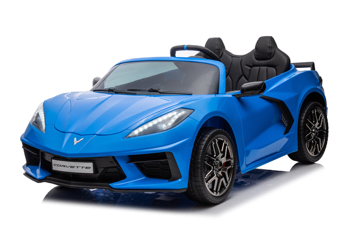 Best 2023 Licensed 12V Chevrolet Corvette C8 1 Seater Ride-On Car RC - mrtoyscanada