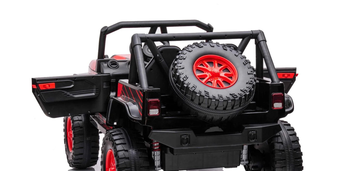 Remote control ride cheap on jeep 2 seater