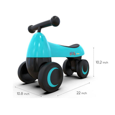Best Mr.Toys 4 wheel Balance Bike Blue - mrtoyscanada