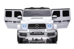 Best 24V Mercedes Benz AMG G63 G Wagon 2 Seater Kids Ride On Car With Remote Control White - mrtoyscanada