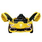 Best Lamborghini Style 12V Kids Ride On Car With Remote Control Yellow - mrtoyscanada