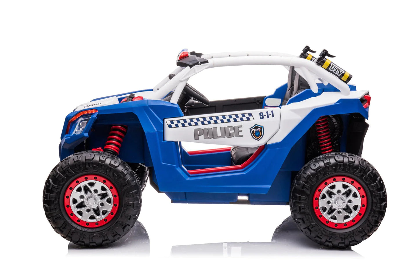 Best 2023 24V Police Dune Buggy 2 Seater Ride On Cars 4x4 With Remote Control - mrtoyscanada