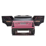 Best LICENSED RANGE ROVER HSE 2 SEATER 12V KIDS RIDE ON CAR WITH REMOTE CONTROL PINK - mrtoyscanada