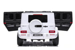 Best 24V Mercedes Benz AMG G63 G Wagon 2 Seater Kids Ride On Car With Remote Control White - mrtoyscanada