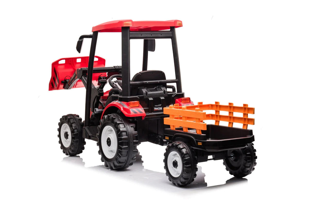 Best 2023 24V  Rhino Tractor 1 Seater Ride on for Kids - mrtoyscanada