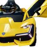 Best Lamborghini Style 12V Kids Ride On Car With Remote Control Yellow - mrtoyscanada